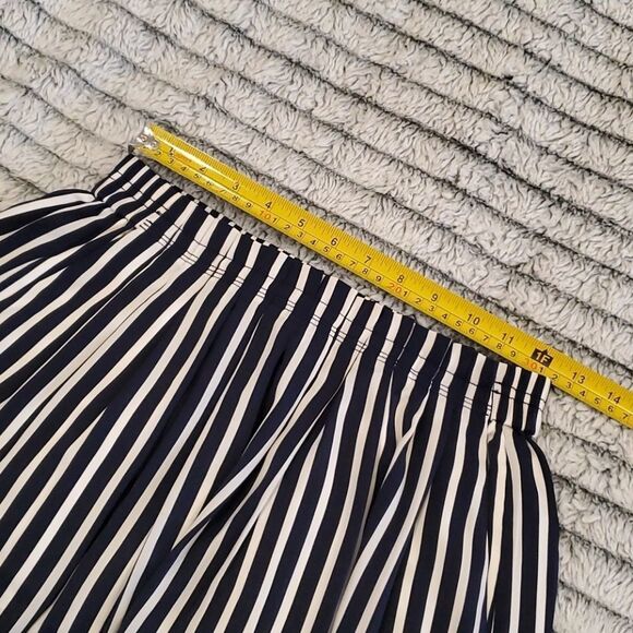 J.Crew Mercantile navy and white striped skirt - Picture 11 of 13